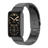 Mijobs Bamboo Stainless Steel Metal Watch Band